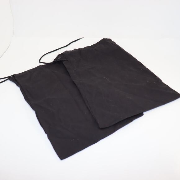 Chanel Black Dust Bag Set 13x8.5 Logo Drawstring Pouches for Shoes - Picture 2 of 2